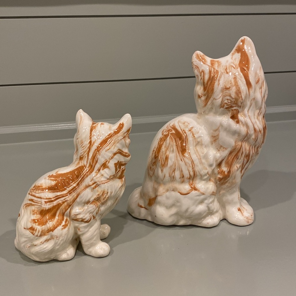 Alabama Clay Cat Figurines - Picture 4 of 7
